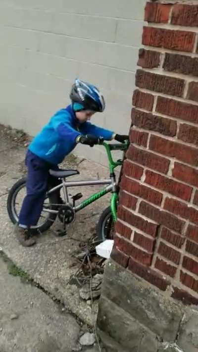 Learning to ride a bike...
