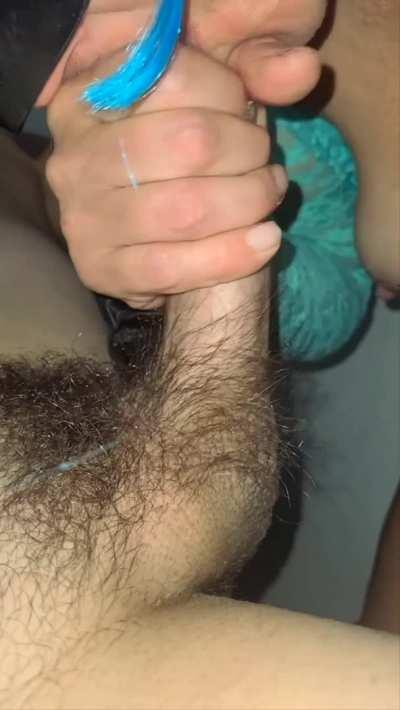 Forced To Lay Back & Get The CUM Sucked Out. (Sound On). 🦄 💦💦💦