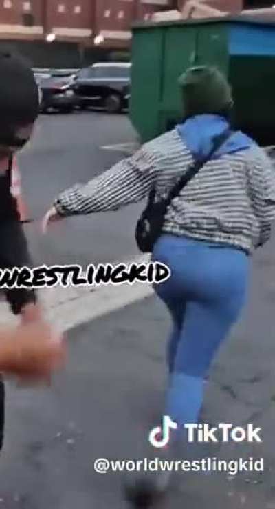 Bayley joking around with Dawkins 