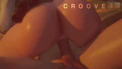 Ashe Cowgirl Creampie (Croove) [Overwatch]