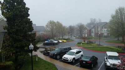 Having tested positive a couple of days ago, I'm stuck at home for a while. It's little storms like this that keep the cabin fever away.