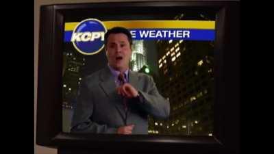 Larry was definitely onto the weatherman