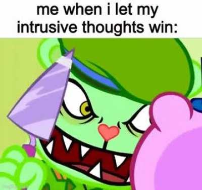 not so happy, tree friends