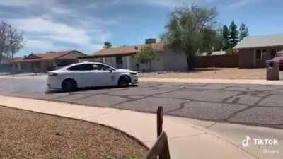 Ford Fusion with V8 engine swap