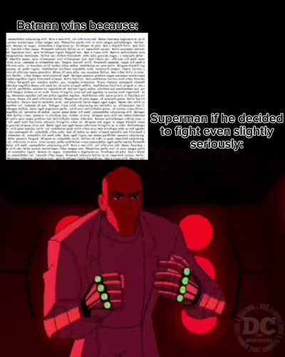 Batman vs Superman shouldn't be a debate yet