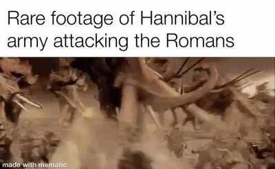 He’s got oli— I mean elephants