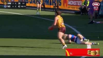 Apparently it's time to go! (get a huge hit in the bottom corner)