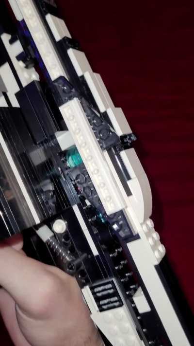 Made an E-5 blaster out of Legos