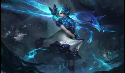 Gwen Animated Splash Art by LoL China. (Remade to a login theme)