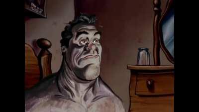 Waking up the next day after a relapse.