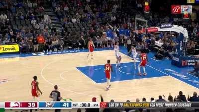 [Highlight] Tre Mann steals it off the in bounds for a tomahawk slam. He was too quick for the camera.