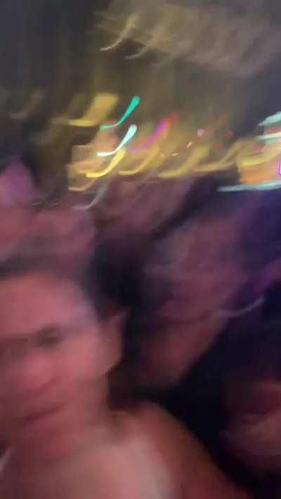 If youâre the random karen that was in the weezer pit and grabbed a literal kid and started punching him in the face for accidentally bumping into you fuck you