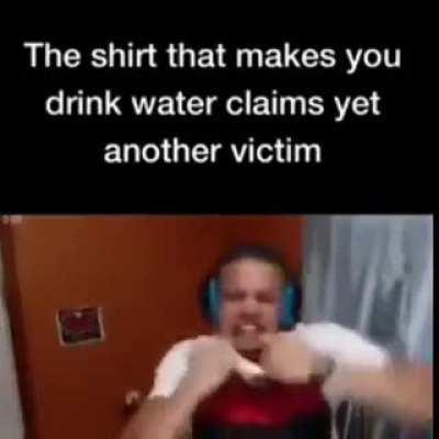 the shirt that makes you drink water