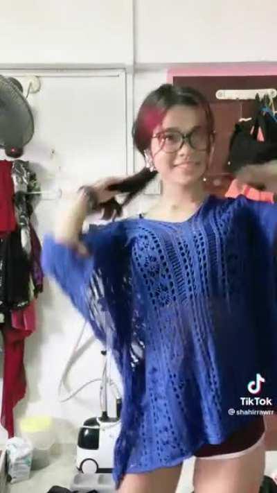 wld love to undress her and nut all over her little perky tits. anyone agree?