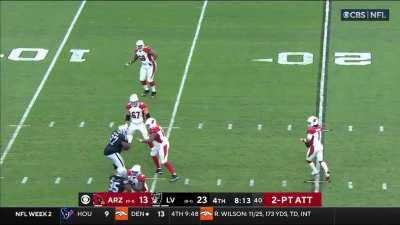 [Highlight] Kyler Murray's crazy 2pt-conversion [Benny Hill meme]