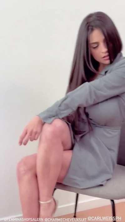 Seen through the coat