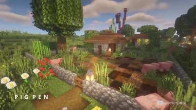 The farm I built over the last few month for my tutorials