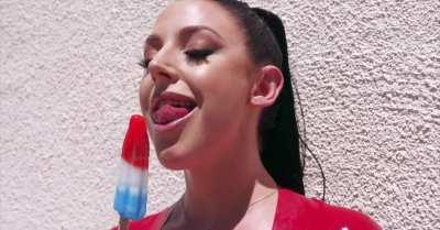 Angela White vs ice cream