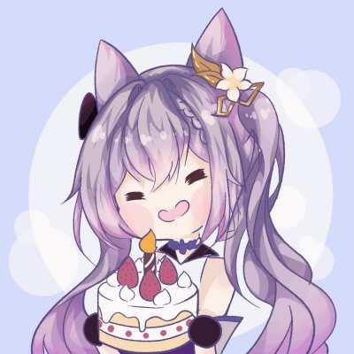 Keqing here to wish you a Happy birthday uwu