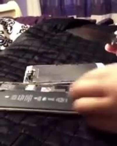 Well...What to do today? Let's just try and slice a battery open!