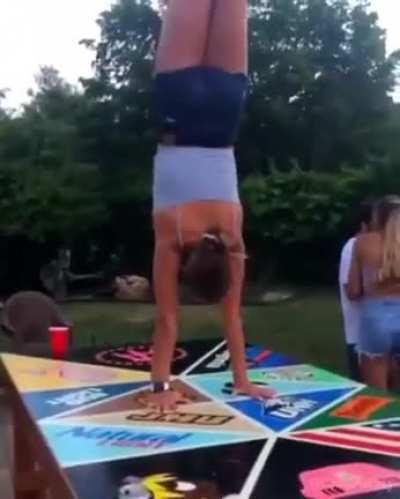 Sick hand stand!