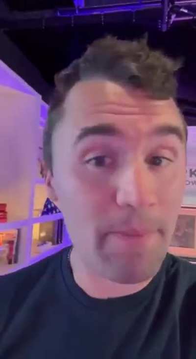 [Real] Charlie Kirk reacts to the new Pope