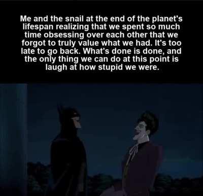 All we have now is each other…