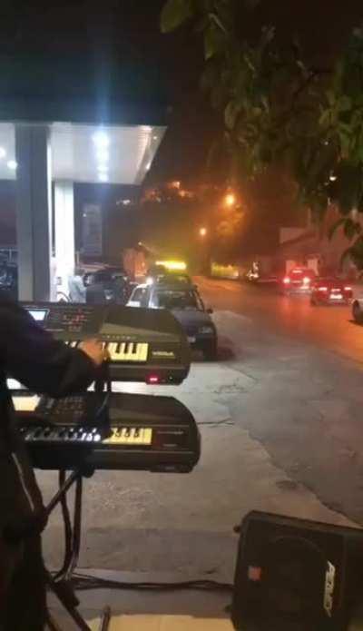 This says it all. This reminds me of the violinist who kept playing while the Titanic was going down!