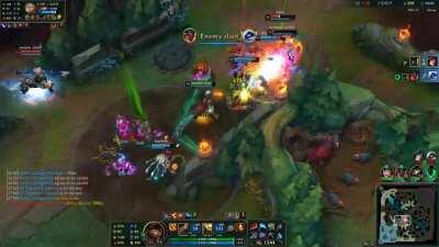 Juicy barrel perfectly synced with the music