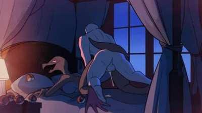 Trainer and his Salazzle [MF] (d-wop)