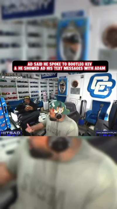 AD speaks on Bootleg Kev tattle-telling to Adam16 about their radio show