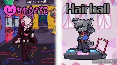 Worship x Hairball mashup i made and forgot to post (YouTube: blam flumptyswap)