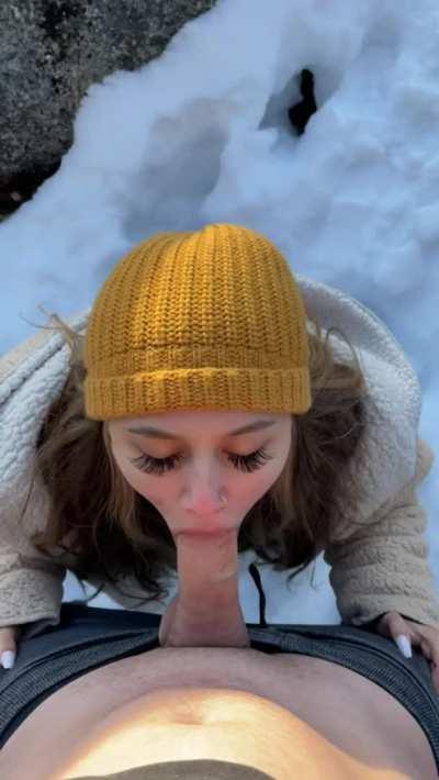 [reddit] “ssshhhh bud it’s okay….nobody is going to see me suck your dick out here, relax”