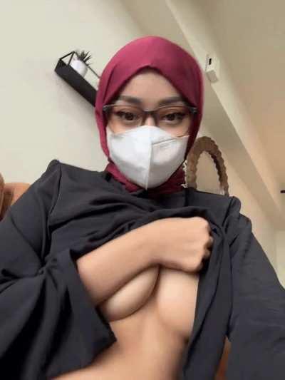 Take some naked videos when no one in the office.