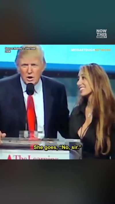 Trump doesn’t even try to hide it…