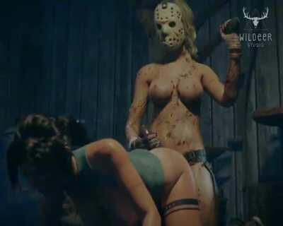 Lara's wild Halloween night (Wildeer Studio) [Tomb Raider]