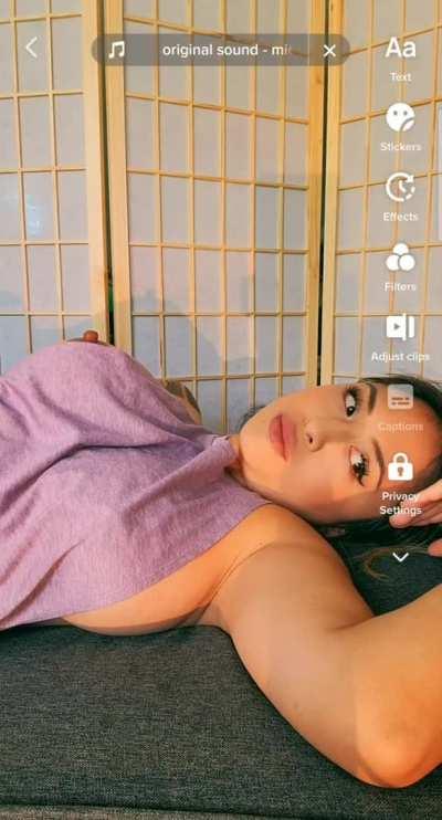 Asian Busty Filipina Nipples TikTok Porn GIF