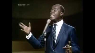 LOUIS ARMSTRONG WHAT A WONDERFUL WORLD (1967)
