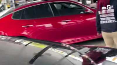 Woman in truck drags boyfriend then flips vehicle during argument 