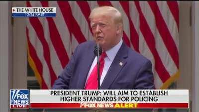 President Trump states, 