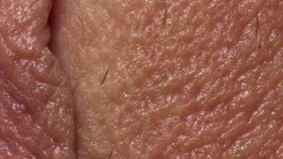 She missed a spot shaving