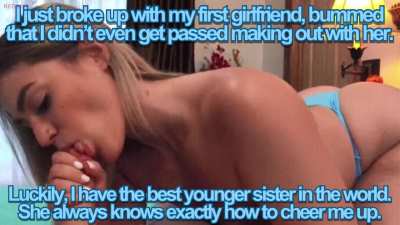 little sis knows just how to cheer me up