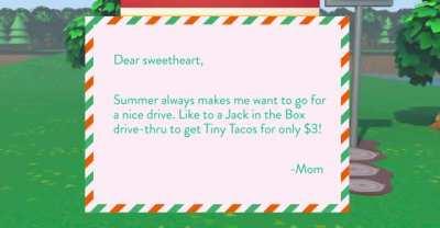 The ideal island: all the fruit and a Jack in the Box. Especially since Tiny Tacos are here to stay. Drive-thru today and get a box for only $3!
