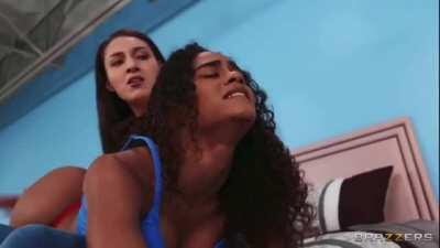 Scarlit Scandal gets spanked for fucking Bella Rolland’s boyfriend