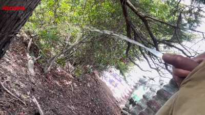 (28) Emptying Out a Big Piss Behind Some Pallets