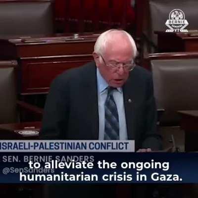 Bernie Sanders stands bravely in congress and declares 