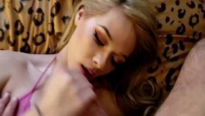 He likes his cock warmed up with a good wet sucking before pushing it inside me 😛