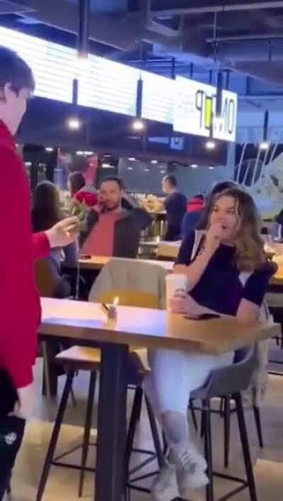 Dude on the phone taking notes.