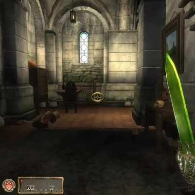 Did my man just fall from the ceiling