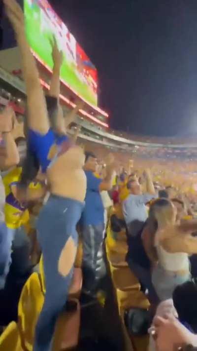 Everyone stopped watching the game